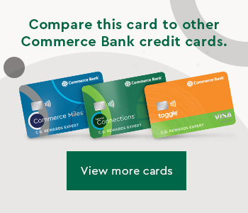 Compare this card to other Commerce Bank credit cards