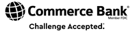Commerce Bank(R) Member FDIC | Challenge Accepted.(R) logo
