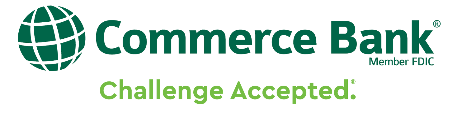 Commerce Bank(R) Member FDIC | Challenge Accepted.(R) logo