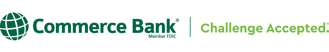 Commerce Bank® | Challenge Accepted.® logo