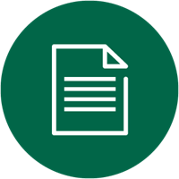 Document icon primary green