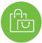 Shopping bag icon